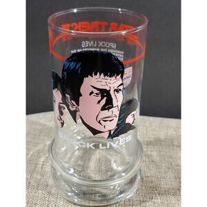 Vintage Taco Bell Star Trek "The Search for Spock" 1984 Drinking Glass Paramount
